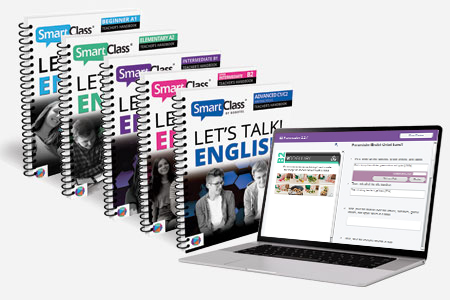 SmartClass Let's Talk! English curriculum books and platform