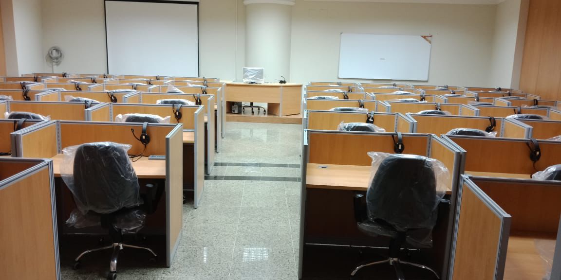 Individual booth language lab